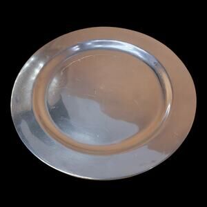 Wilton Mount Joy PA Vintage 14” Metal Serving Platter Plate Tray Marked